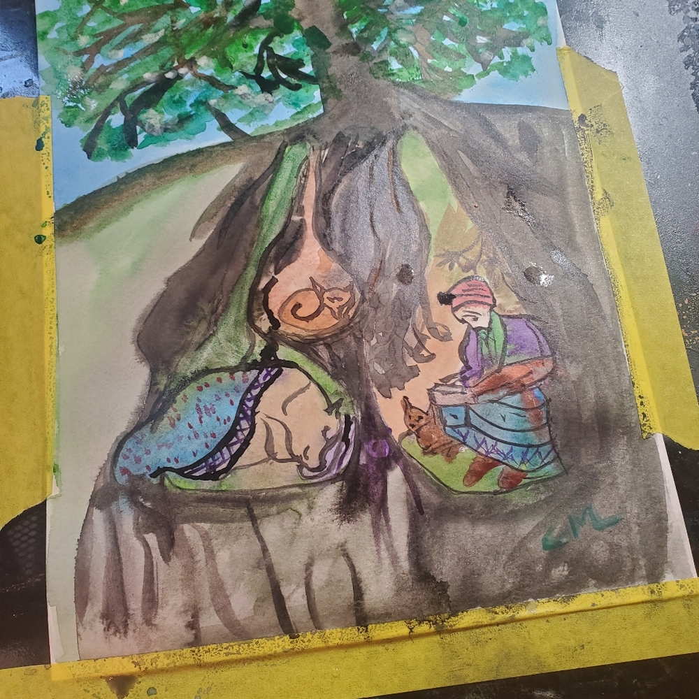 Watercolor paintings